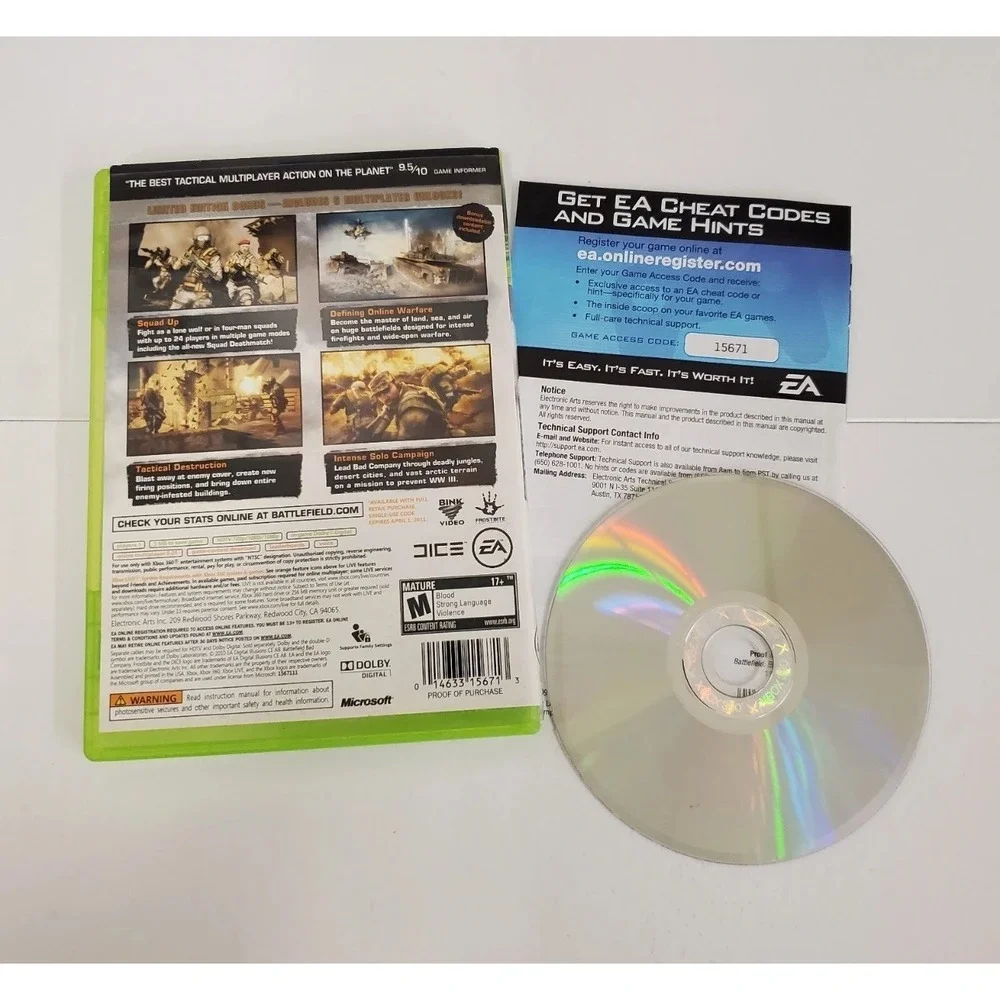 Battlefield Bad Company 2 Limited Edition Xbox 360 CIB EA DICE First Person